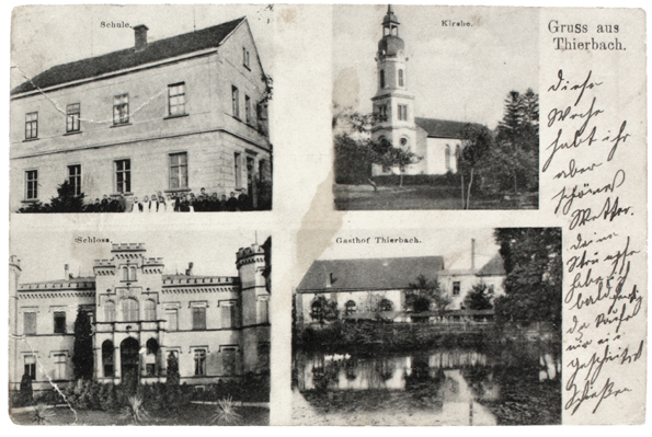 Postkarte 2 Schloss Thierbach