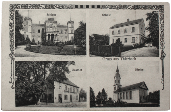 Postkarte 3 Schloss Thierbach