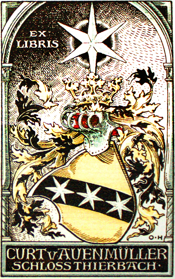 Wappen Heraldik Schloss Thierbach von Auenmueller